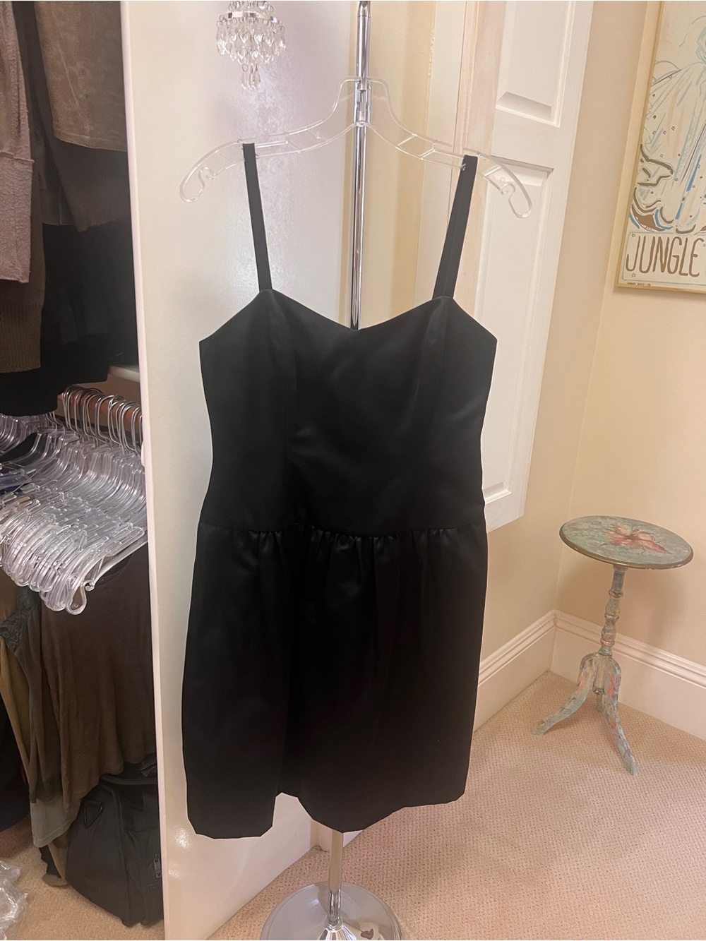 Ralph Lauren Black Spaghetti-Strap Mini Dress